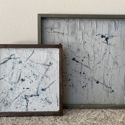 Framed Original Textured Art