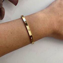 Cartier Small Love Bracelet size 17 in yellow gold