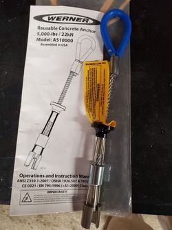Werner Concrete Anchor