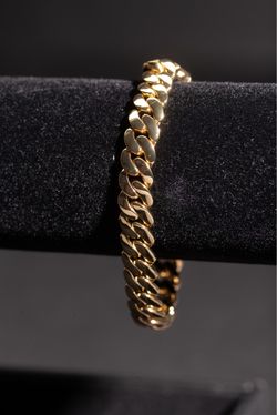 Gold Cuban 8”x10mm