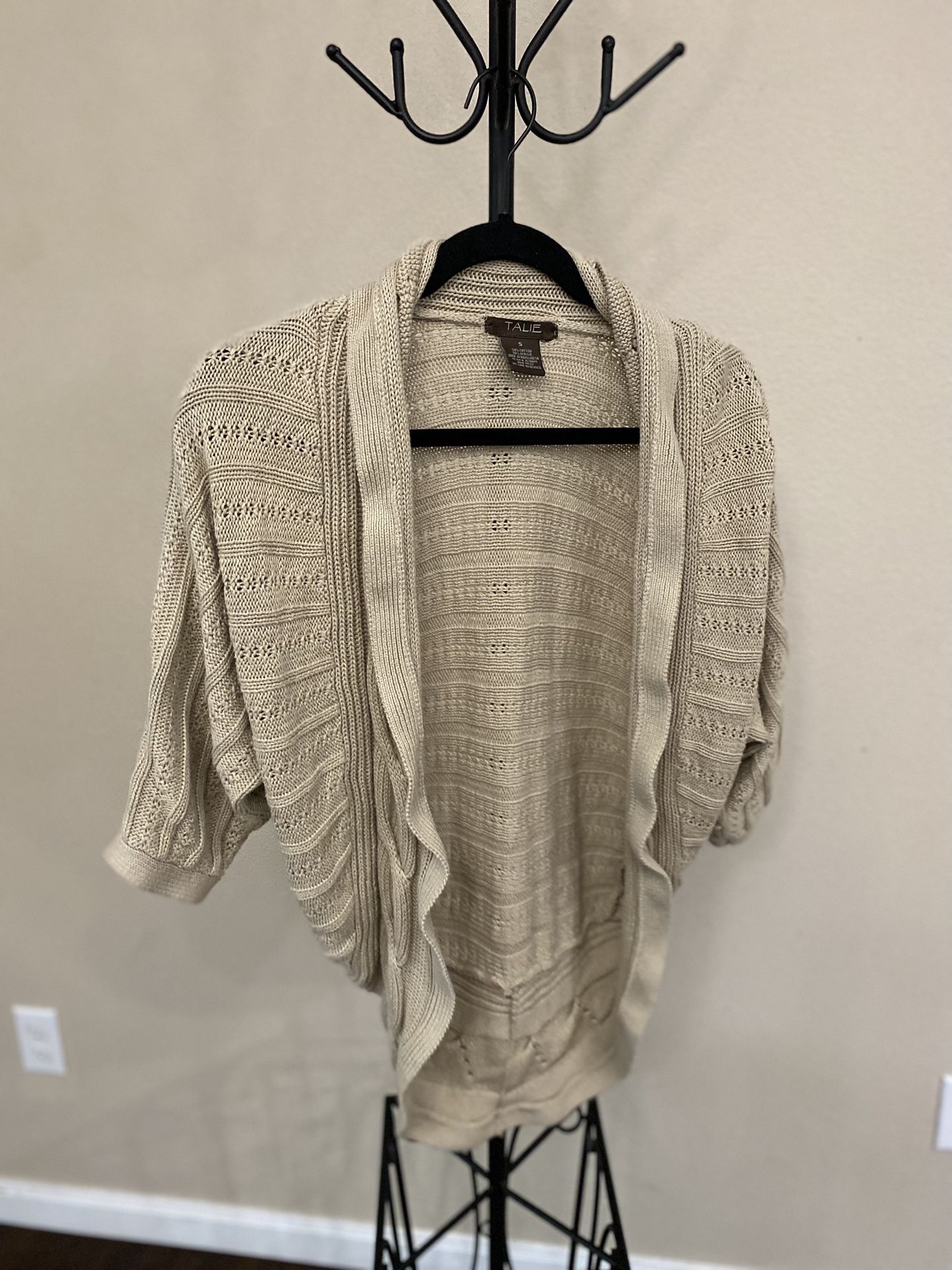 Cardigan Women’s 3/4 Sleeve Stitched Cardigan