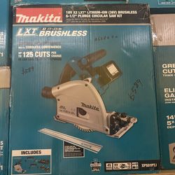 Makita 18v Lxt 36v Brushless 6-1/2” Plunge Circular Saw Kit