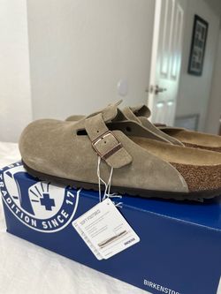 Birkenstock Boston Suede Clogs