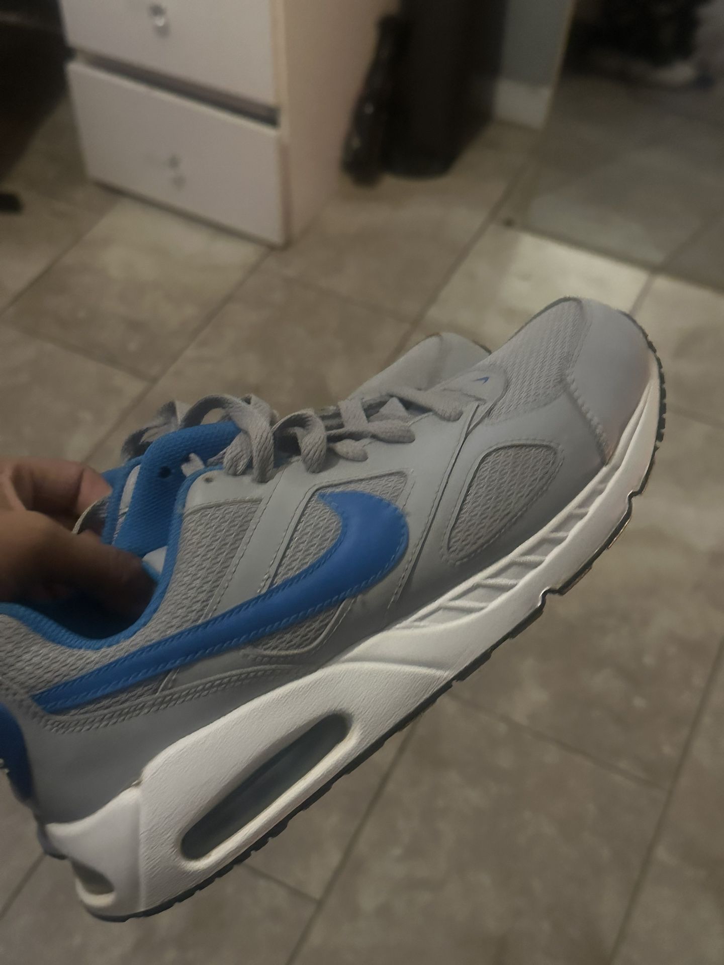 Blue Nike Air Maxes