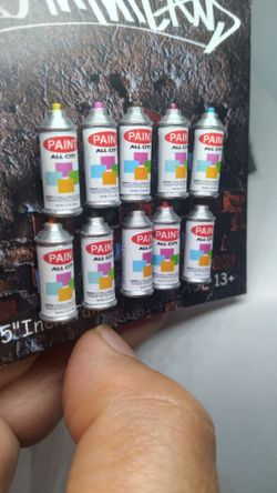 Miniature Figurine Spray Cans Aerosol 