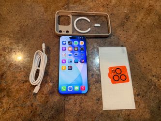 Apple iPhone 16 pro max 256gb with accessories unlocked
