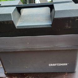  Vintage Craftsman Plastic Tool Box Portable Stackable 2 Trays