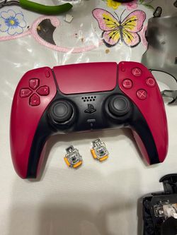 PS5 DualSense Controller Cosmic Red with Hall effect upgraded sticks