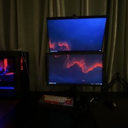 Dual Vertical Monitor Mount