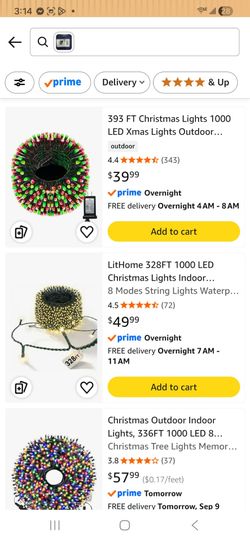 Christmas String Lights Waterproof 8 Modes & Timer, Fairy Lights Plug in for Weeding, Patio, Party, Holiday,Christmas Decor (Red+Green) 328ft
