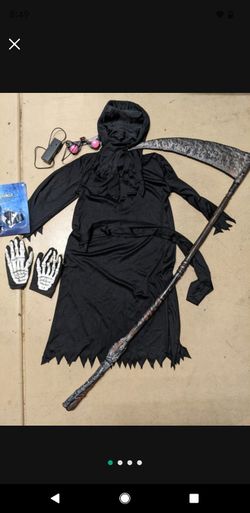 Halloween Reaper Costume + Accessories 