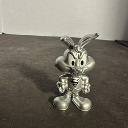 Headstart WB100 Bugs Bunny Superman Metallic Vinyl Figure Looney Tunes