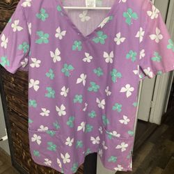 Womans Scrub Size Large 