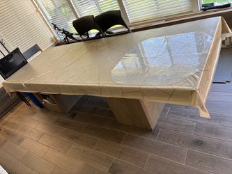 Large Dining Table with storage underneath