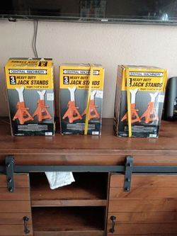 3 ton heavy Duty jack stands new $25 each box