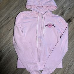 Pinkish Size Small Y2K Zip up Hoodie