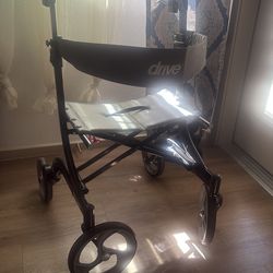 Drive foldable walker