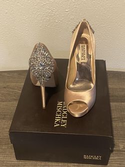 Blush Badgley Mischka shoes