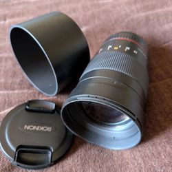 Rokinon 135mm F2.0 CANON EF Lens