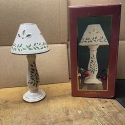 Lenox holiday candle lamp