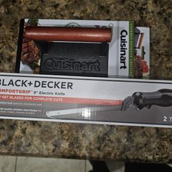 Grill Press And Electric Knife