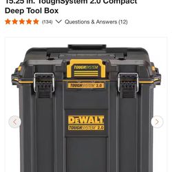 Dewalt 15.25 compact 2.0 deep tool box