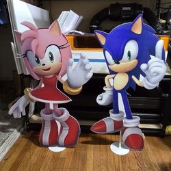 Sonic The Hedgehog Party Cut-outs ( Read Description)
