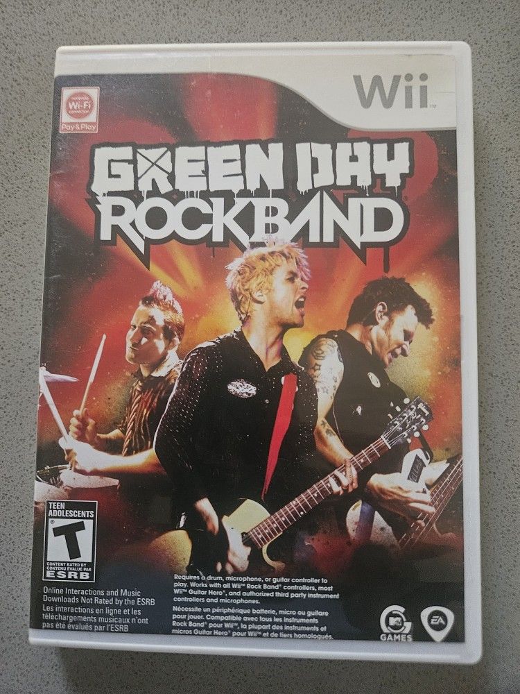 Green Day Rock Band Wii
