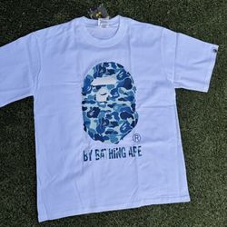 Bape ABC Blue camo T-shirt