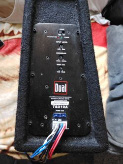 Dual Size 10 subwoofer