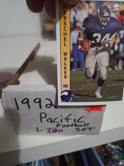 1992 Pacific Football Card Set 1-300