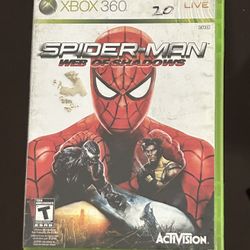Spider-Man Web of Shadows Xbox 360 