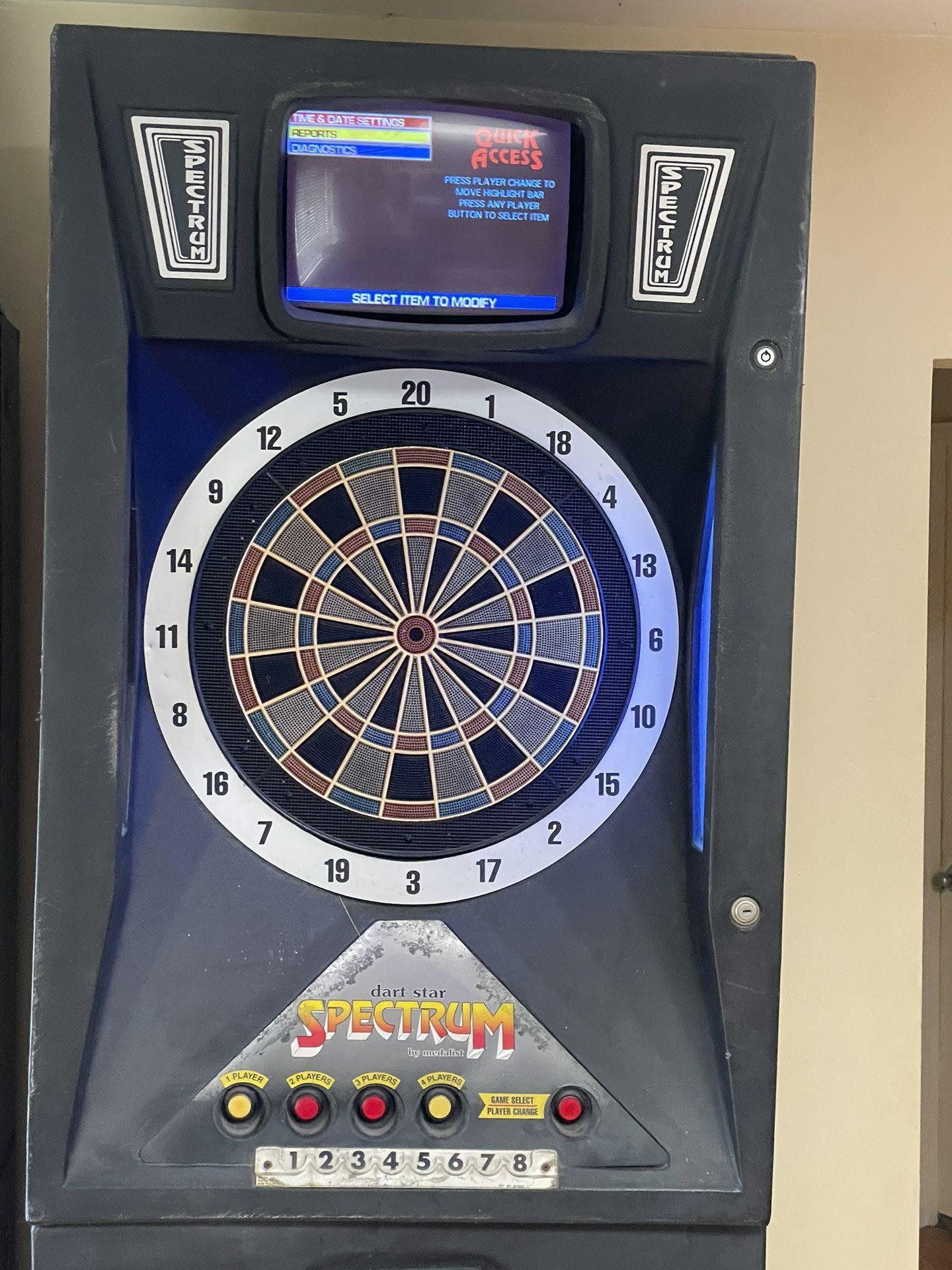 Spectrum Dart Star Coin Operated Dart Machine for Sale in