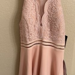 L Pink Formal Dress