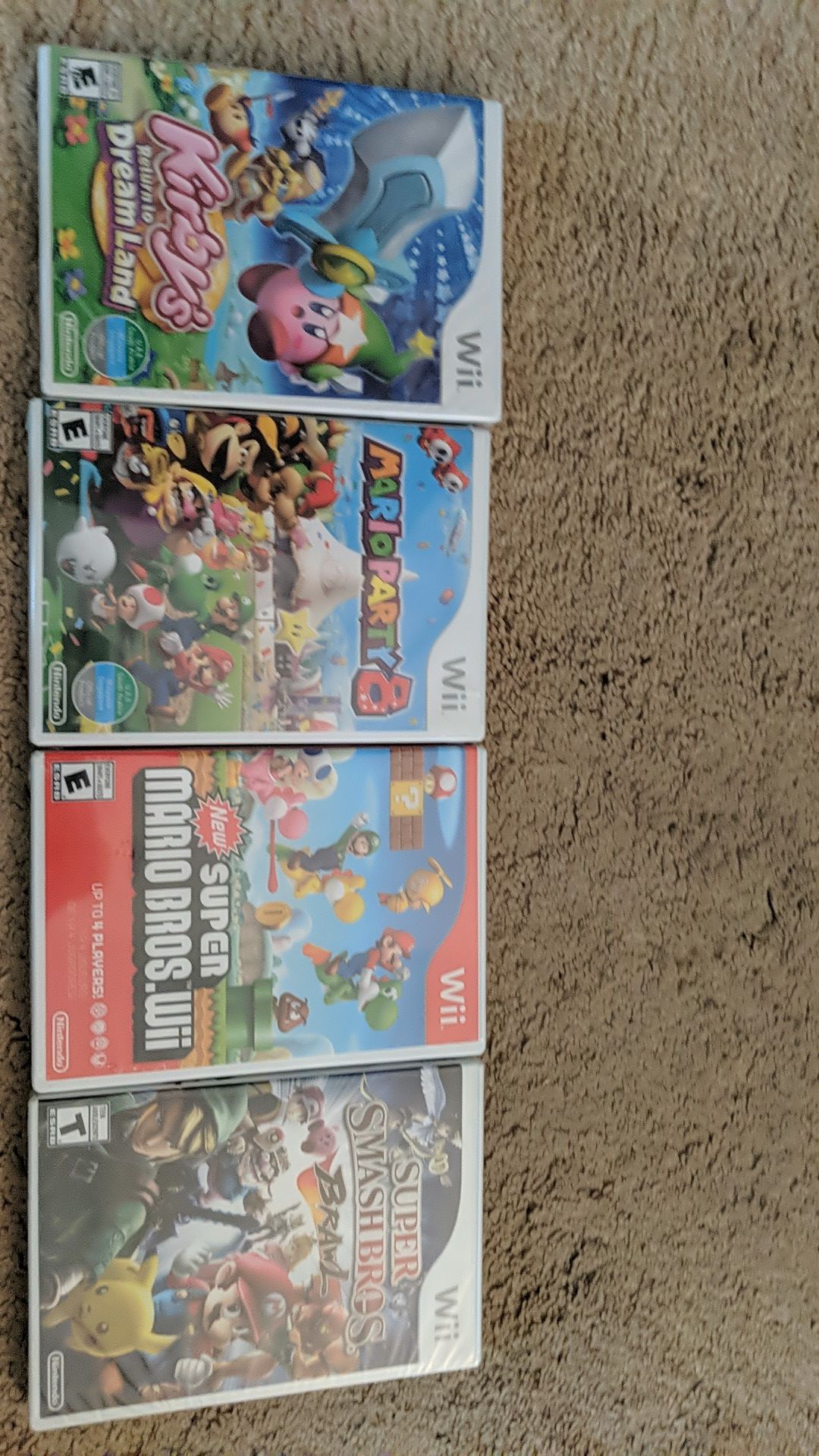 Brand new sealed wii games