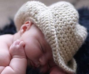 HANDMADE NEWBORN BABY COWBOY HAT AND BOOTS