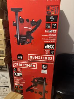 10 Brand New Craftsman 12-Gallon Wet/Dry Shop Vacs – $550 for All!