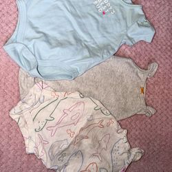 3 baby bodysuits 3-6 months - unisex baby clothes set”