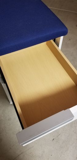 Office cabinets w/ seat cushion