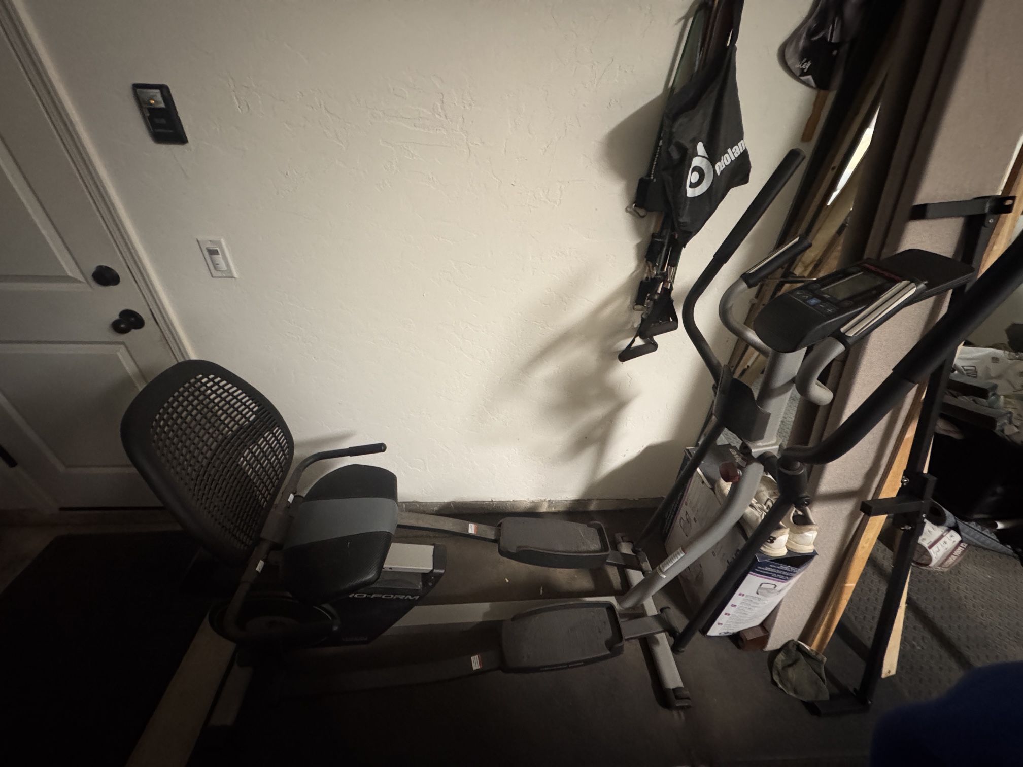 2-in-1 Elliptical Machine & Recumbent Bike