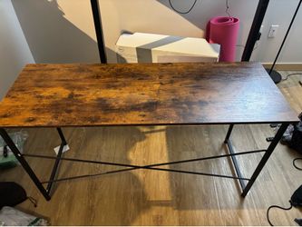Brown wooden desk for sale