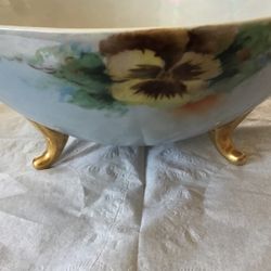 Vintage Footed Bowl Height 4 Inches