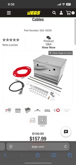 Jegs Battery Box and Accessories