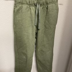 Cat & Jack Kids Green Drawstring Jogger Sweatpants, Medium