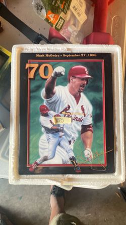 Mark McGuire collectible plate