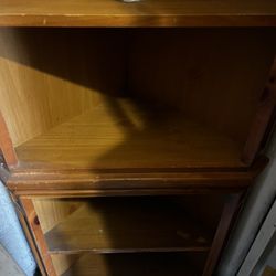 Corner Wood Shelve