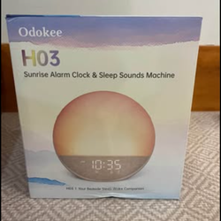 Sunrise alarm clock