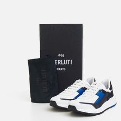 BERLUTI Multicolor Pulse Low Top Sneakers - Signature Canvas & Leather