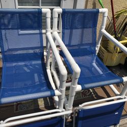 4 Beach/patio Chairs