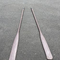 Vintage Wooden Ores/Paddles